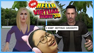 NEW Hello Virtual Mom 3D - Gameplay Walkthrough Part 2 (FINAL) - I KEEP GETTING CAUGHT!!! screenshot 4