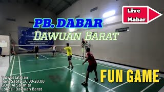 Live Mabar Badminton Pb. Dabar Dawuan Barat Cikampek