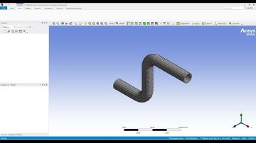 One Way FSI | Fluid Structure Interaction | Ansys Fluent |