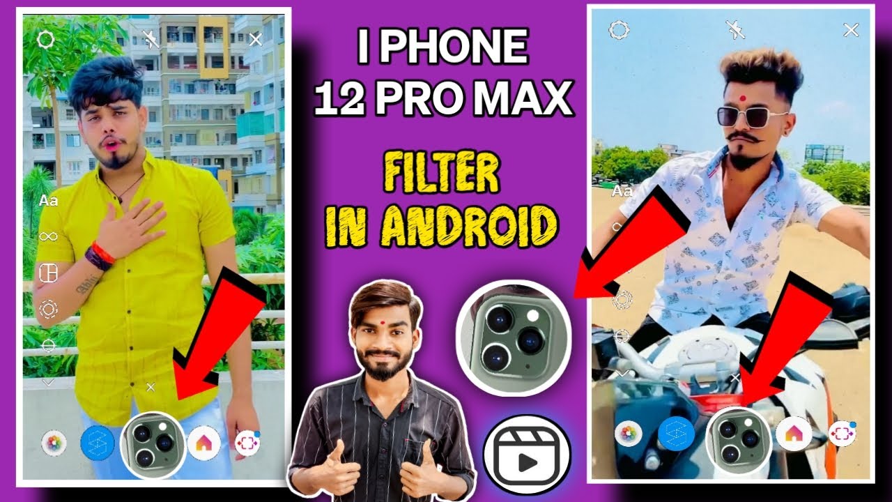 I PHONE 12 pro max CAMERA Filter for Instagram Reel I phone effect