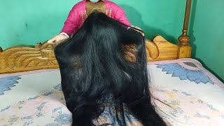 4Ft Long Hair Play For Front Side | Black And Silky Smooth Long Hair Play For Beautiful Girl |