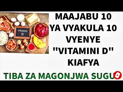 Video: Jinsi ya kunywa vitamin D iliyoengezwa?