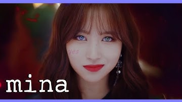 [[2015-2018]] EVERY TWICE music video but only when MINA has a line | (트와이스x미나)