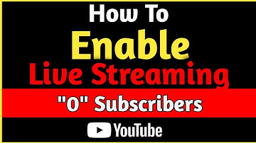 How To Enable Live Streaming On Youtube With 0 Subscribers On Mobile [Hindi]