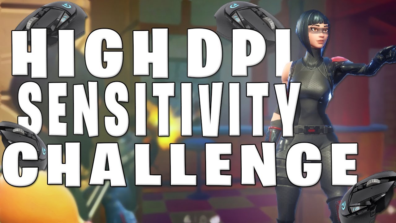 PLAYING FORTNITE ON THE HIGHEST DPI SENSITIVITY POSSIBLE I Actually