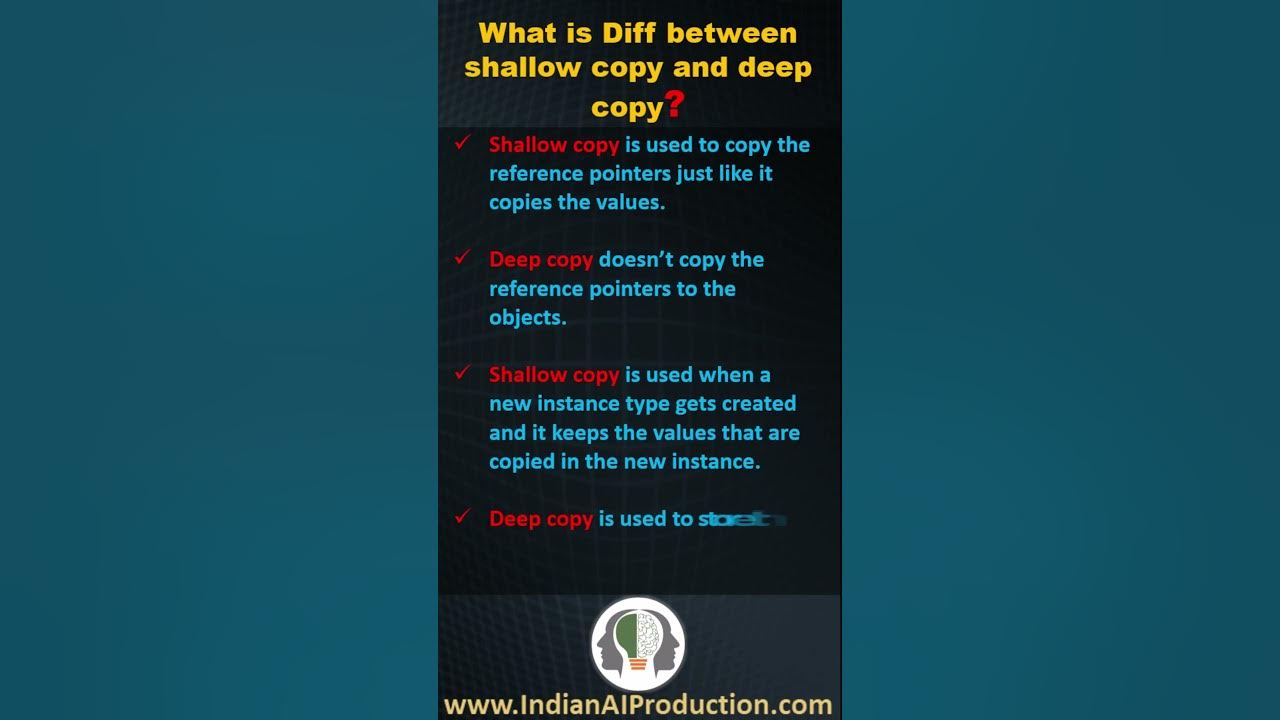  2 what is difference between shallow copy and deep copy python