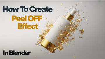 How to Create Peel Off Effect in Blender | Full Tutorial For Beginners