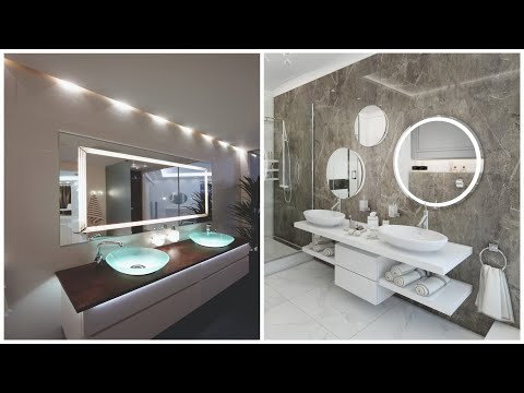 Lighting in the bathroom! 35 modern ideas design !