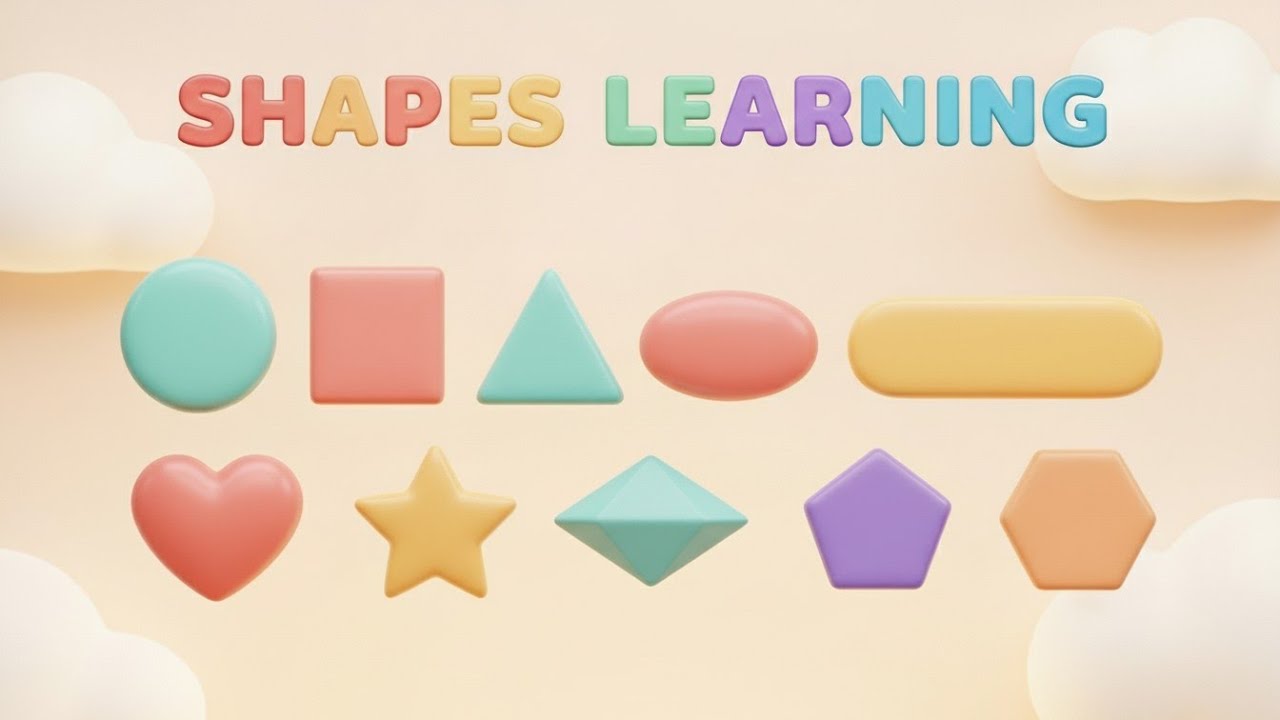 Learn Shapes for Kids | Basic Shapes Learning Video | Preschool ...
