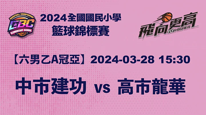 2024EBC 【六男乙A-冠軍賽】中市建功 vs 高市龍華 113-03-28 15:30 - 天天要聞