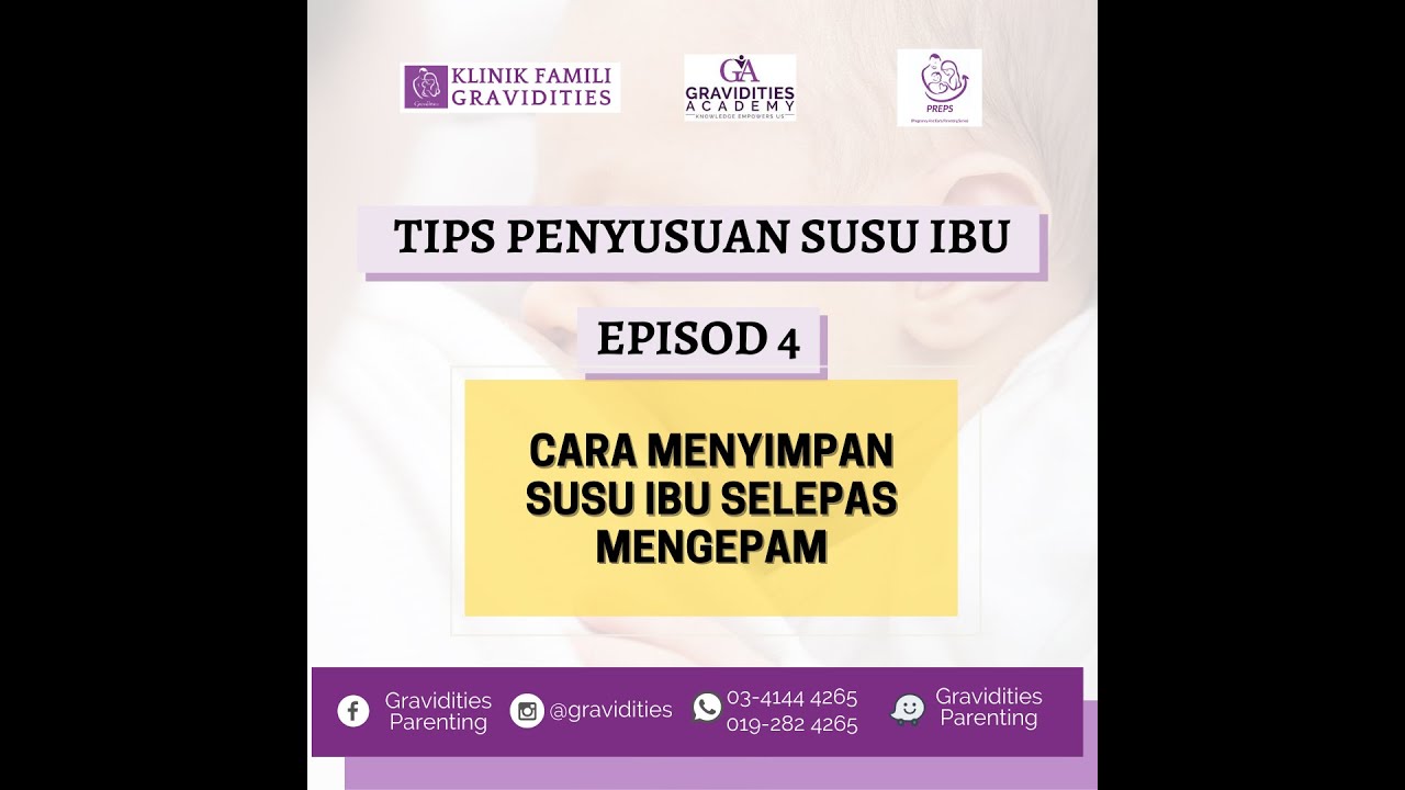 [EP 4] Cara Menyimpan Susu Ibu Selepas Mengepam