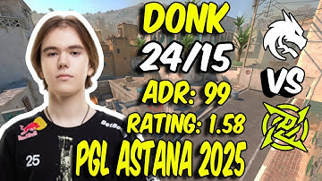 Spirit donk (24/15) vs NIP (Dust2) @ PGL Astana 2025 | CS2 POV