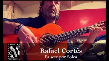 Rafael Cortés - Falseta por Soleá (tutorial) - Conde Atocha