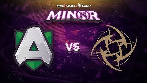 Alliance vs Ninjas in Pyjamas Game 1 - SL ImbaTV Minor EU Qualifier: Winners