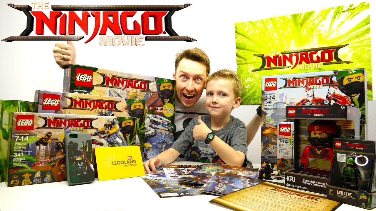 The LEGO NINJAGO Movie в ОГРОМНОЙ ПОСЫЛКЕ для канала Картонка