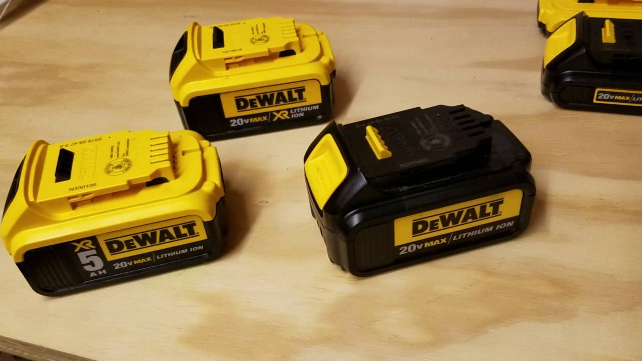 Dewalt Battery Compatibility Chart