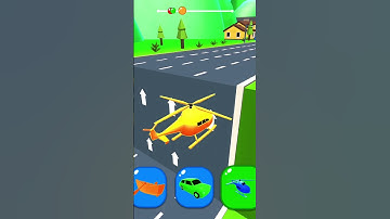 Shape Shifting 3D 🏍🛵🚲🪂🚁 X -- level 326 #shorts