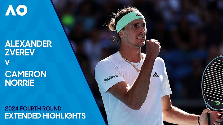 Alexander Zverev v Cameron Norrie Extended Highlights | Australian Open 2024 Fourth Round