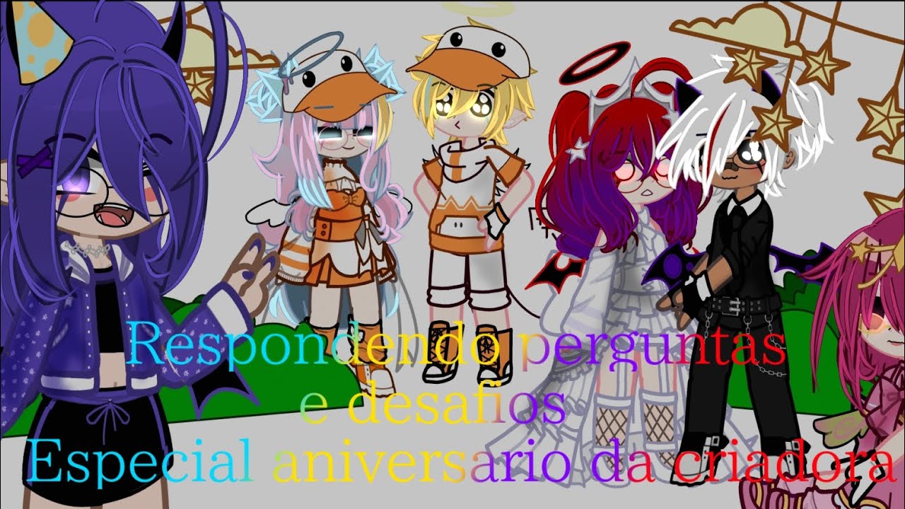 Respondendo perguntas e desafios dos inscritos #tdb #duckfish #demonpotato #gacha 