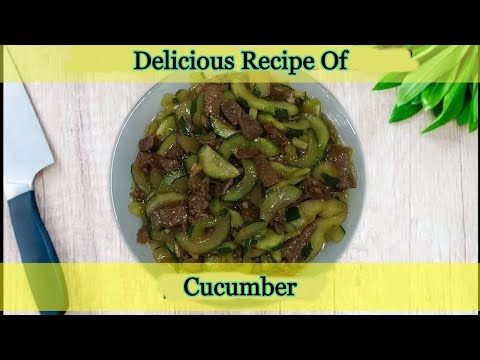 Video: Hoe Rundvlees Wordt Gekookt Met Komkommers