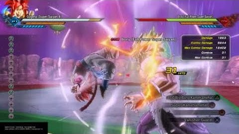 DRAGON BALL XENOVERSE 2 Gogeta ssj4 breaks and infinite combo