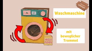 Waschmaschine mit beweglicher Trommel selbstgebastelt - DIY