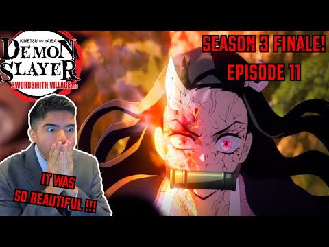 NEZUKO'S SACRIFICE?!  Demon Slayer Season 3 FINALE Episode 11 REACTION! 