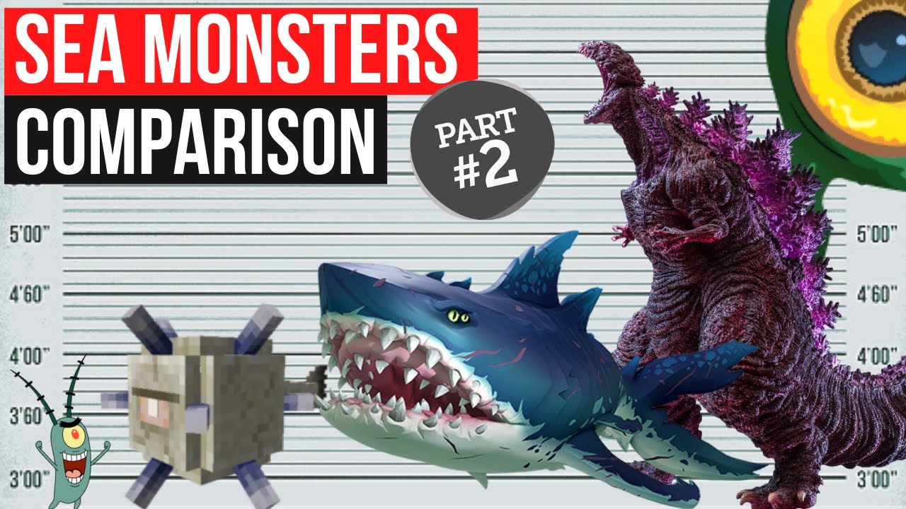  Biggest Sea Monsters | Size Comparison | PART 2
