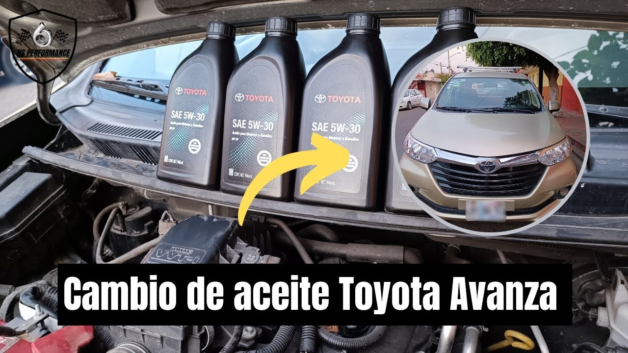 Cómo hacer el cambio de aceite a una Toyota avanza | HS PERFORMANCE