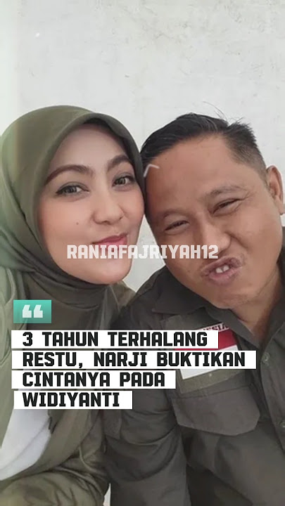 3 tahun teehalang restu, narji buktikan cintanya pada widiyanti #beritaartis #narji
