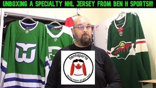 Unboxing A Specialty NHL ADIDAS Jersey From Ben H Sports