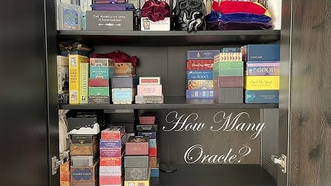 Part 3: Unpacking my Oracle Deck Collection!