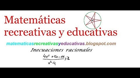 Inecuaciones racionales 03 4 ESO y bachiller