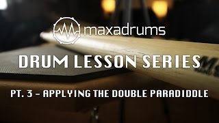 DRUM LESSON: Pad Series Pt.3 - Applying the Double Paradiddle