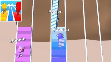 Bridge Race (IOS, Android) New update Gameplay All Levels (Level 15-16)