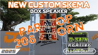 PLAN SKEMA BOX LINE ARRAY PARATOP 208   HORN NEW CUSTOM 2025 