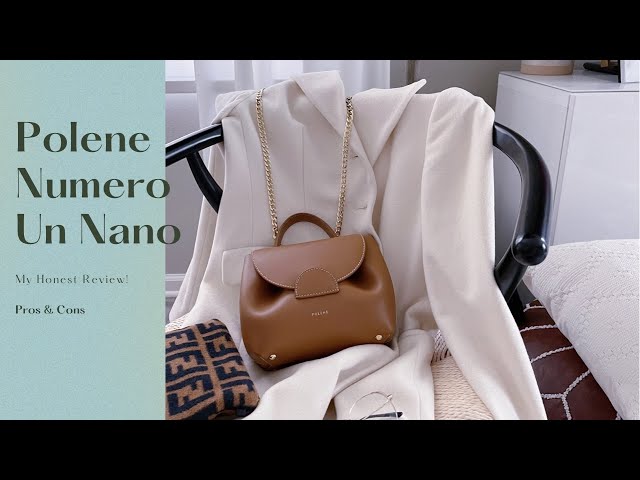 Polene Textured Calfskin Numero Un Nano Sandalwood