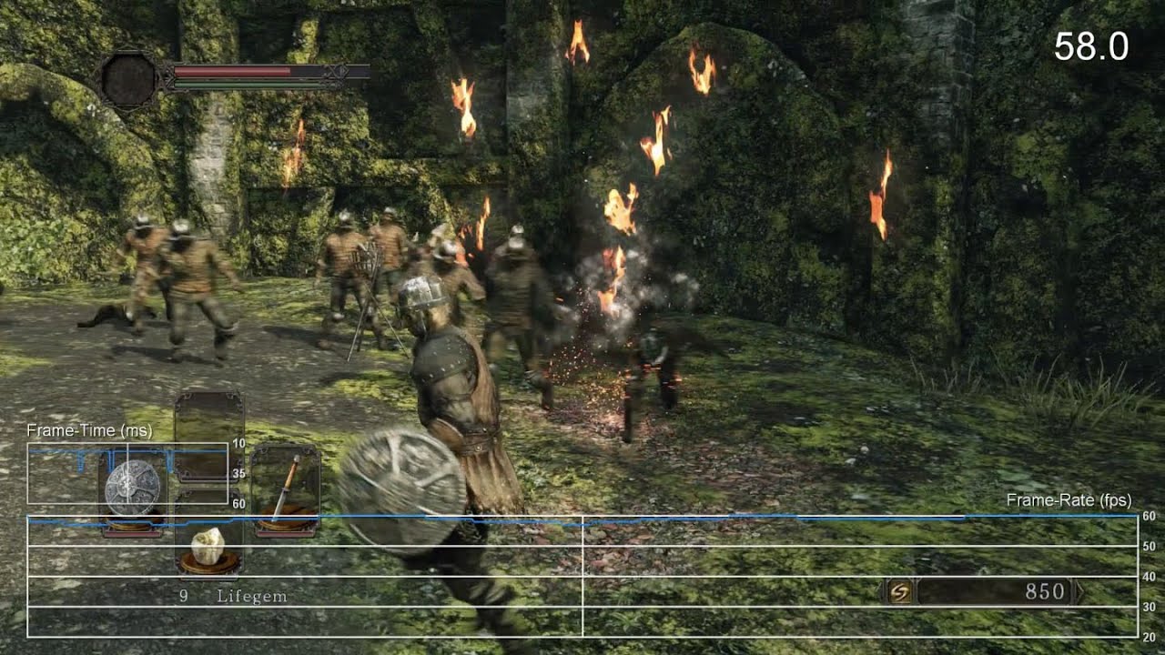 tilskuer labyrint munching Dark Souls 2 PS4 Gameplay Frame-Rate Test - YouTube