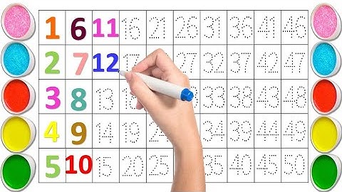 1 to 50 counting, phonics song,one two three, 12345, toddlers learn, गिनती 50 तक, colore name