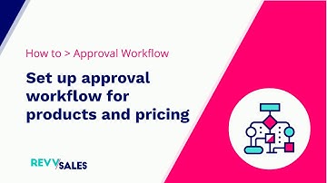 Set up approval workflow for products and pricing