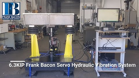 6.3KIP Servo Hydraulic Vibration System ISTA, ASTM, Package Testing and Road Simulation Profiles