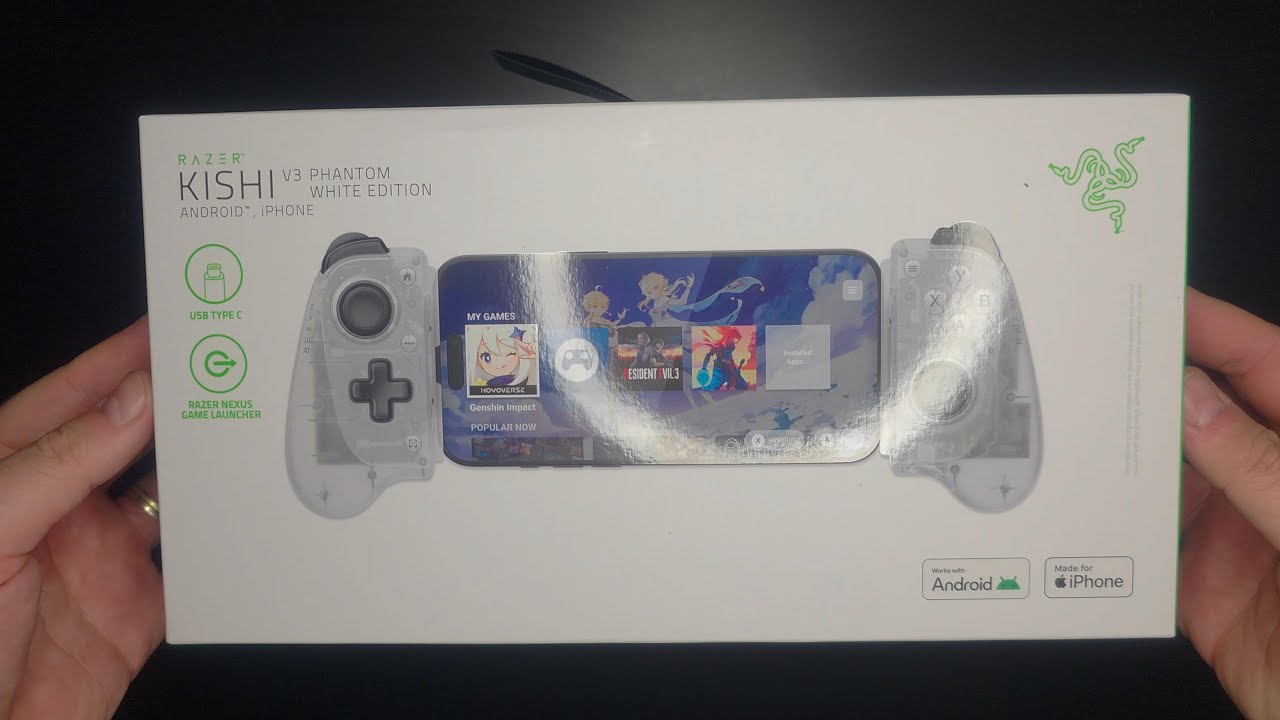 RAZER KISHI v3 Phantom White Edition - Unpacking & Hands On