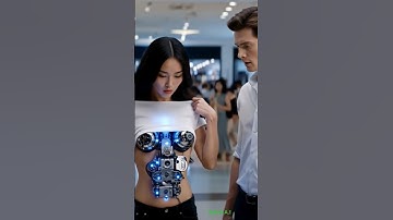 Cô gái robot tiết lộ sự thật cho bạn trai mình là robot không phải con người #robotgirl#aivideo #ai
