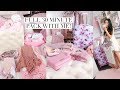 30 MINUTE PACK WITH ME!💕SLMISSGLAM