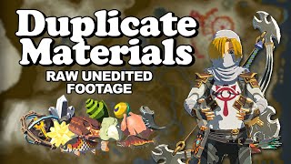 Material Duplication Glitch | Raw Unedited Footage Zelda Breath of the Wild