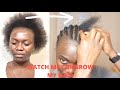 WATCH ME CORNROW MY HAIR | GHANA WEAVING| SENEGAL WEAVING