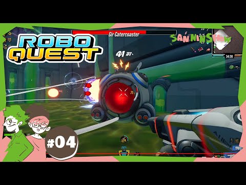 #4 "お試し"サクッとローグライトハイスピードFPS【Roboquest(ロボクエスト)】ぺちゃんこ ｗ/鉄塔