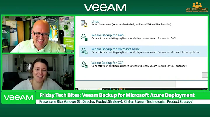 Friday Tech Bites  DEMO  Marketplace Deployment of Veeam Backup for Microsoft Azure