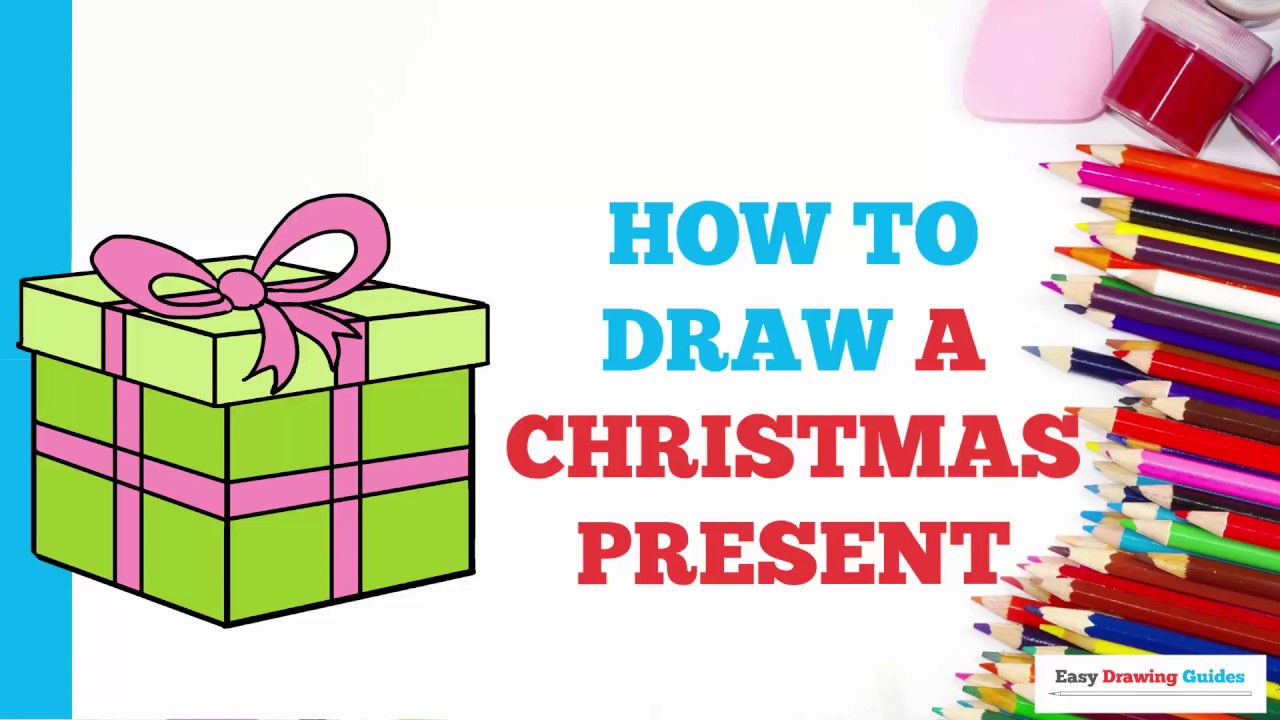 How to Draw a Christmas Present in a Few Easy Steps: Drawing Tutorial