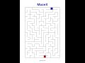 Free Printable Maze for Kids #6 | Beginner Maze Puzzle #Shorts